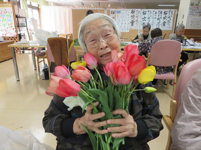 チューリップが咲いた 社会福祉法人 杉和会