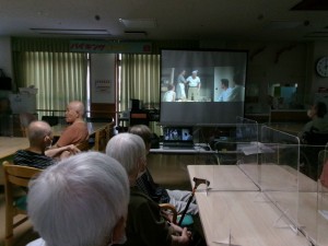 映画鑑賞会とかき氷