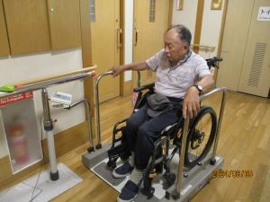 体重測定＆射的のレクリエーション